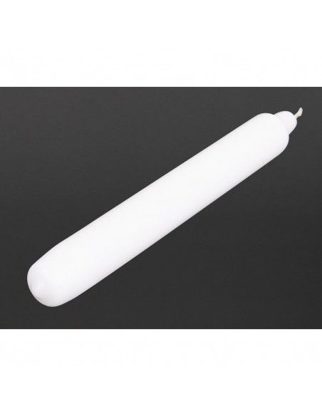 Bougies bistro Bolsius 177mm blanches (Lot de 45)