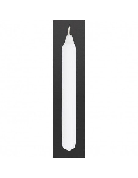 Bougies bistro Bolsius 177mm blanches (Lot de 45)