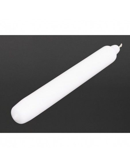 Bougies bistro Bolsius 177mm blanches (Lot de 45)