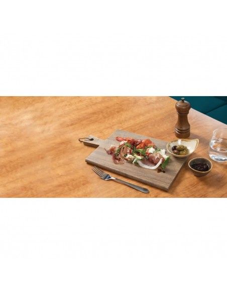 Petit planche à steak en bois d'acacia massif Olympia