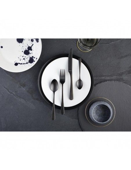 Fourchettes de table Amefa Austin noires (lot de 12)