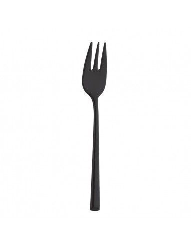 Fourchettes à gâteau Amefa Metropole PVD noires (lot de 12)