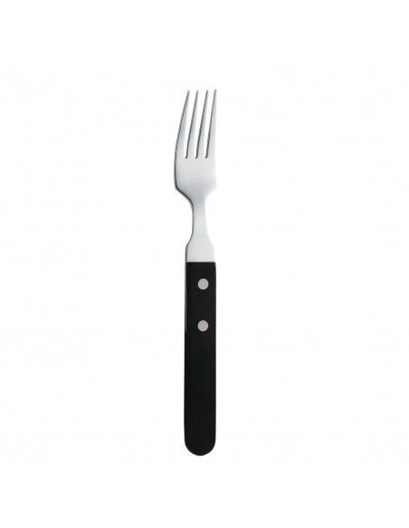 Fourchette à steak Amefa manche noir 196mm (Lot de 12)