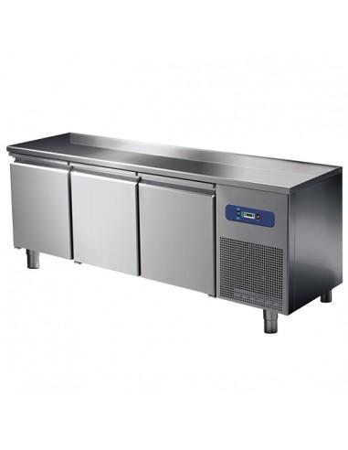 Table réfrigérée 600 mm avec 3 portes, -2°/+8°C