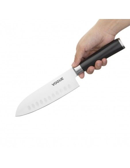 Couteau Santoku inox Bistro Vogue 179mm