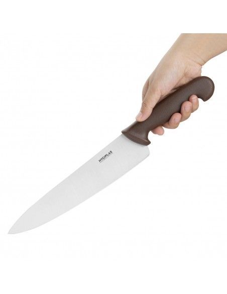 Couteau de cuisinier Hygiplas marron 255mm