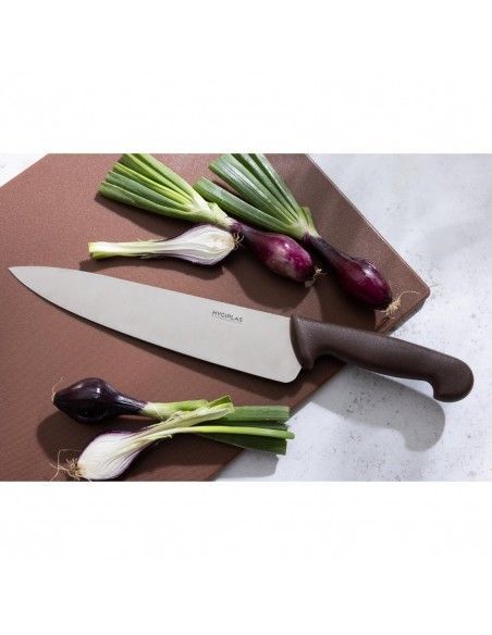 Couteau de cuisinier Hygiplas marron 255mm