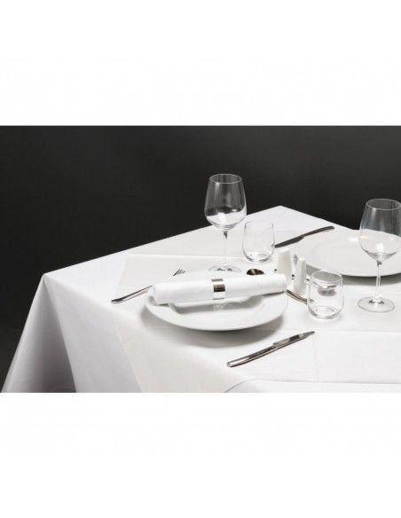 Surnappes blanches Dunisilk Duni (lot de 100)