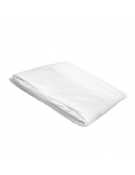 Nappe ronde blanche feuilles de lierre Mitre Luxury Luxor 2300mm