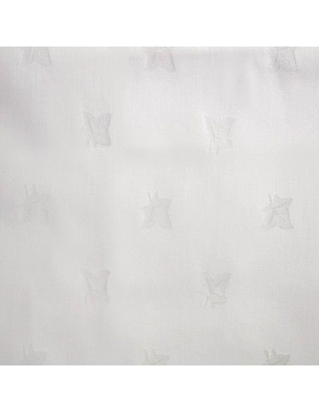 Nappe ronde blanche feuilles de lierre Mitre Luxury Luxor 2300mm