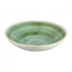 Assiettes coupes rondes Churchill Stonecast Samphire Green 182mm (Lot de 12) 2