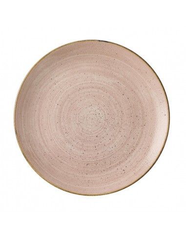 Assiettes avec rebord Churchill Stonecast Raw Terracotta Evolve 260mm (Lot de 12)