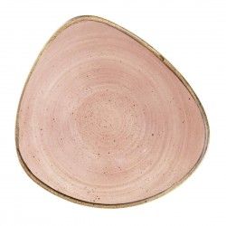 Bols triangulaires Churchill Stonecast Raw Terracotta Lotus 229mm (Lot de 12)
