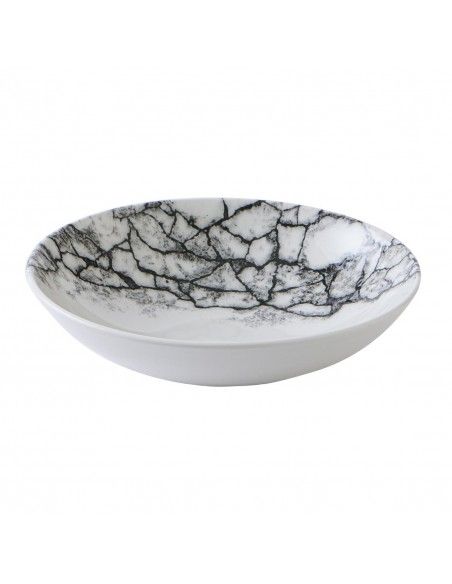 Assiettes coupe ronde Churchill Kintsugi Accents Quartz Black Evolve 182mm (Lot de 12)