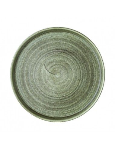 Assiettes avec rebord Churchill Stonecast Patina Green 210mm (Lot de 6)