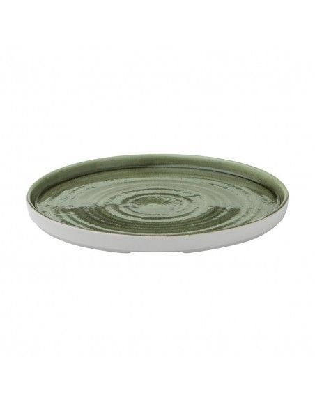 Assiettes avec rebord Churchill Stonecast Patina Green 260mm (Lot de 6)