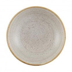 Assiettes coupes rondes Churchill Stonecast Raw Grey 184mm (Lot de 12) 2
