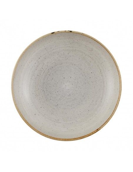 Assiettes coupes rondes Churchill Stonecast Raw Evolve Grey 248mm (Lot de 12)