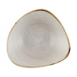 Bols triangulaires Churchill Stonecast Raw Lotus Grey 178mm (Lot de 12)