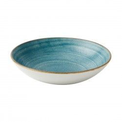 Assiettes coupes rondes Churchill Stonecast Raw Teal 182mm (Lot de 12) 2