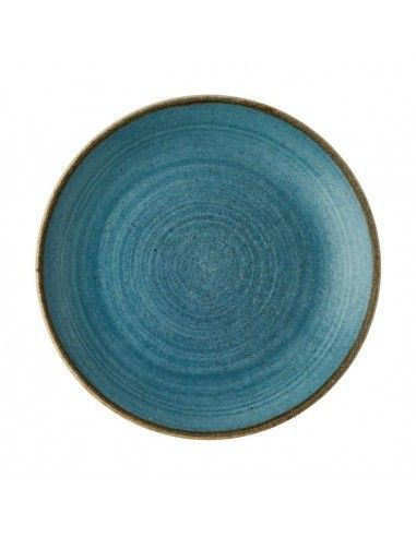 Assiettes rondes Churchill Stonecast Raw Evolve Teal 165mm (Lot de 12)