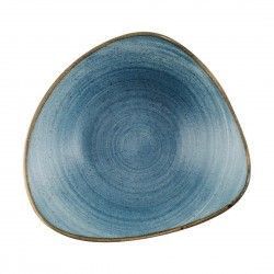 Bols triangulaires Churchill Stonecast Raw Lotus Teal 228mm (Lot de 12)