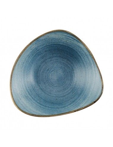 Bols triangulaires Churchill Stonecast Raw Lotus Teal 228mm (Lot de 12)