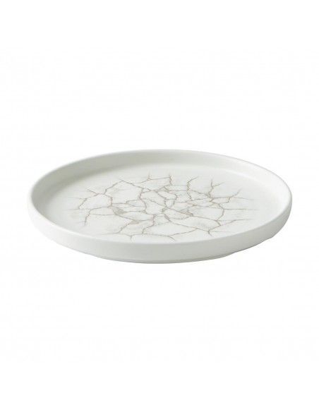 Assiettes avec rebord Churchill Studio Prints Kintsugi Agate Grey 220mm (Lot de 6)