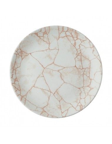 Assiettes rondes Churchill Studio Prints Kintsugi Evolve Coral 260mm (Lot de 12)