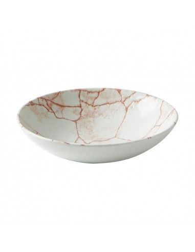Assiettes coupes rondes Churchill Studio Prints Kintsugi Evolve Coral 184mm (Lot de 12)