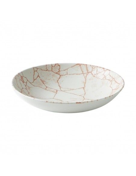 Assiettes coupes rondes Churchill Studio Prints Kintsugi Evolve Coral 248mm (Lot de 12)