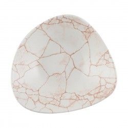 Bols triangulaires Churchill Studio Prints Kintsugi Lotus Coral 178mm (Lot de 12)
