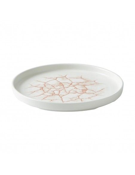 Assiettes avec rebord Churchill Studio Prints Kintsugi Coral 220mm (Lot de 6)