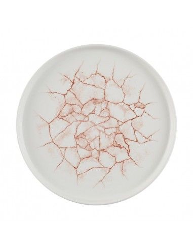 Assiettes avec rebord Churchill Studio Prints Kintsugi Coral 260mm (Lot de 6)