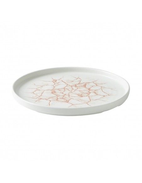 Assiettes avec rebord Churchill Studio Prints Kintsugi Coral 260mm (Lot de 6)