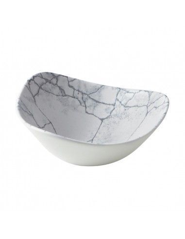 Bols triangulaires Churchill Studio Prints Kintsugi Pearl Lotus Grey 178mm (Lot de 12)
