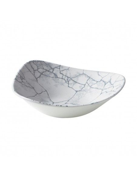 Bols triangulaires Churchill Studio Prints Kintsugi Pearl Lotus Grey 228mm (Lot de 12)