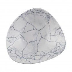 Bols triangulaires Churchill Studio Prints Kintsugi Pearl Lotus Grey 228mm (Lot de 12) 2