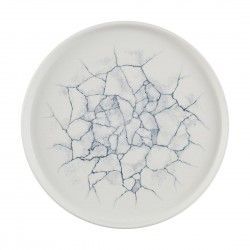 Assiettes avec rebord Churchill Studio Prints Kintsugi Pearl Grey 260mm (Lot de 6)