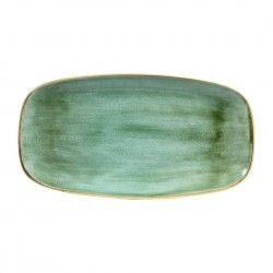 Assiettes oblongues Churchill Stonecast Samphire Green 189 x 355mm (Lot de 6)