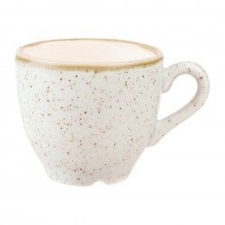 Tasses à espresso Churchill  Stonecast Barley White 100ml (Lot de 12)