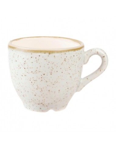 Tasses à espresso Churchill  Stonecast Barley White 100ml (Lot de 12)