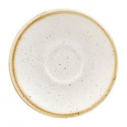 Soucoupes pour tasses à espresso Churchill  Stonecast Barley White 118mm (Lot de 12)