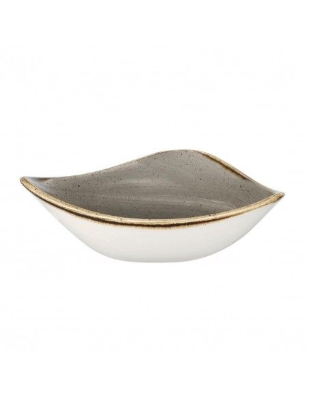 Bols triangulaires Churchill Stonecast Grey 153mm (Lot de 12)