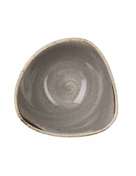Bols triangulaires Churchill Stonecast Grey 153mm (Lot de 12)