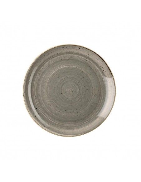 Assiettes rondes Churchill Stonecast Grey 288mm (Lot de 12)