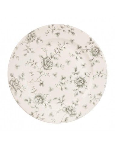 Assiettes plates Churchill Vintage Prints Rose ChintzGrey 276mm (Lot de 6)