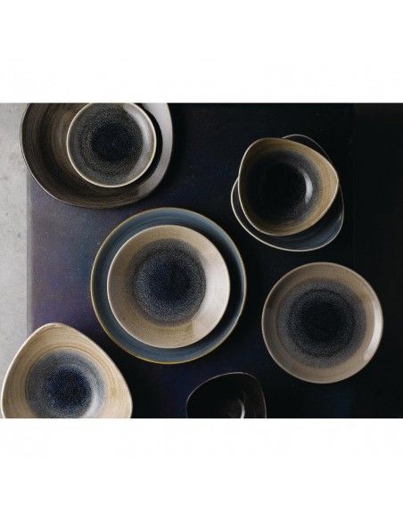 Assiettes plates Churchill Vintage Prints Rose ChintzGrey 210mm (Lot de 6)