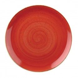 Assiettes rondes Churchill Stonecast Berry Red 288mm (Lot de 12)