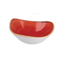 Bols triangulaires Churchill Stonecast Berry Red 235mm (Lot de 12) 2